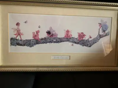 ANNE GEDDES BRANCH FAIRIES FRAMED PRINT PRICE REDUCED, View more
