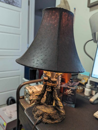 Beautiful Small Antler Style Accent Table Lamp (Works Great)
