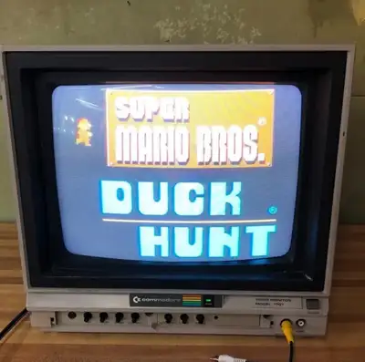Reconditioned Commodore 1701 computer monitor