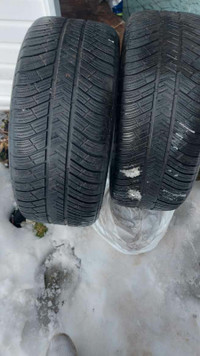 2 x pneus hiver Michelin 255/45/19