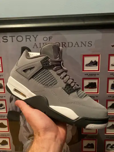 cool grey Jordan 4’s 10.5, View more