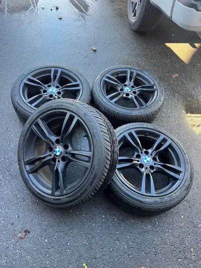 18 inch rims Oem bmw rims Bmw rims M sport rims M performance rims Original bmw rims • Matte Black ,...