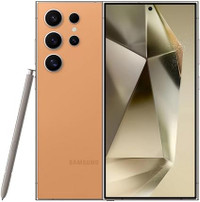 Unlocked Samsung Galaxy S24 Ultra Orange (256 GB) for $999