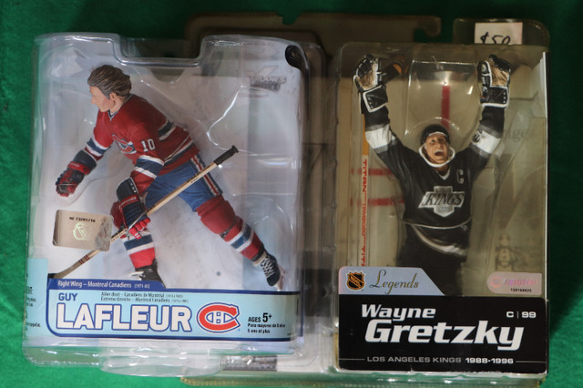 Wayne Gretzky, L.A. Kings,Legends,Guy Lafleur,Montreal,McFarlane in Arts & Collectibles in Calgary