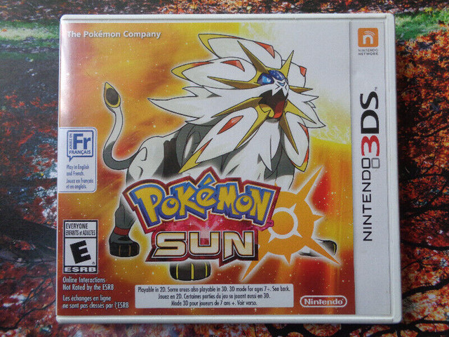 Nintendo 3DS:Pokemon sun and Moon in Nintendo DS in Gatineau - Image 2
