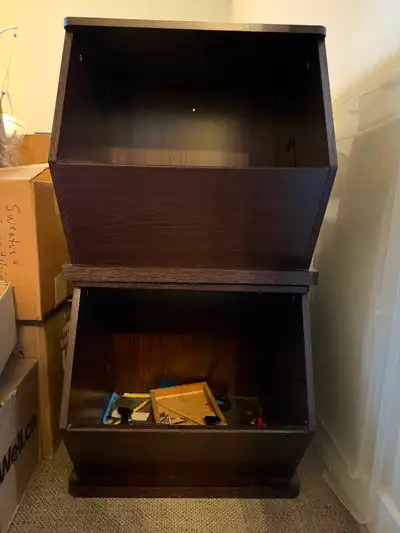 Wood Cubbies Storage, set of 2, View more