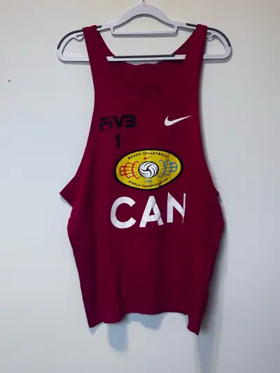 Vintage Nike FIVB Beach Volleyball Canada Tank Top, View more