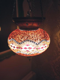 Lampe suspendue d'origine turque