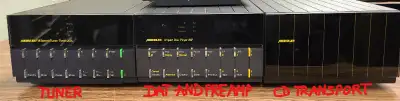 MERIDIAN 207 CD PLAYER & PREAMP - MERIDIAN 204 TUNER ( REMOTE ), View more