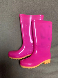Rain Boots Marble Pink New Size 8 / 38