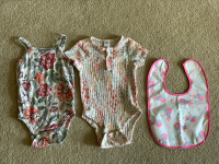 Baby Bodysuits & Bib Set