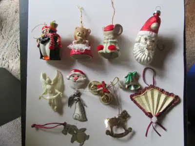 CHRISTMAS ORNAMENTS - 3 LOTS - REDUCED!!!, View more