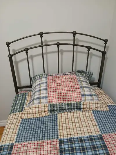 Twin Bedframe with Mattress, View more