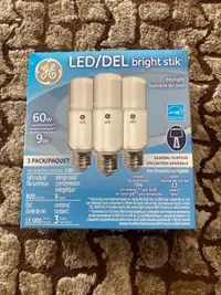 GE Led Daylight Bulbs (3 Bulbs) *Brand New*