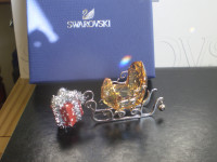 Swarovski Crystal Figurine - " Winter Sleigh " - #9400NR331 -