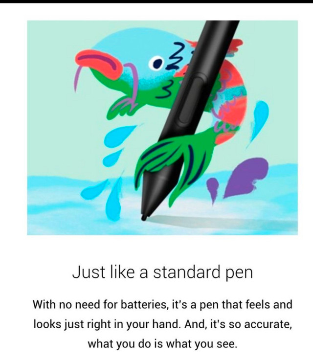 WACOM One Creative Pen Display | Drawing Tablet | Like New in iPad & Tablet Accessories in City of Toronto - Image 3