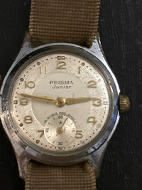 Vintage Prisma 15 Rubis Swiss Mechanical Watch