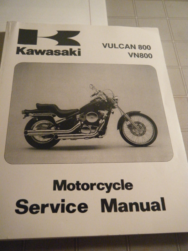 Service Manual Motorcycle Kawasaki Vulcan 800 /VN800 1995-2003 dans Manuels  à Laval/Rive Nord