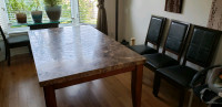 Mosaic Stone Dining Table + Bonus Chairs *Limited time