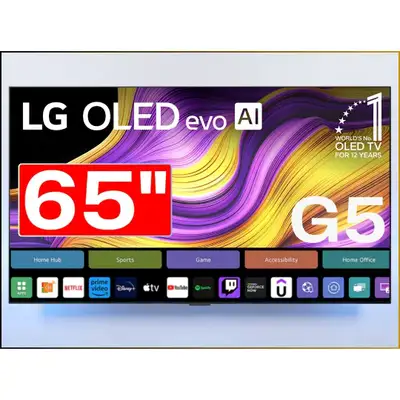 LG 65" G5 OLED evo AI 120Hz webOS 4K Smart TV - Demo Model, View more