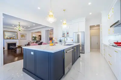 This is not rent whole house. This is rent one bedroom with attached private bathroom, upstairs, Roo...