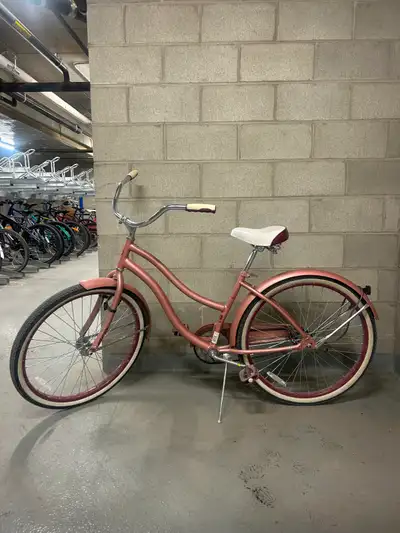26-inch Women’s pink city bike, View more