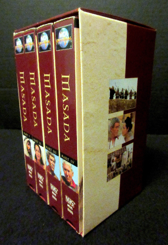 Masada  TV Miniseries (VHS, 1981, 4-Tape Set) Peter Strauss NICE in CDs, DVDs & Blu-ray in Stratford - Image 2