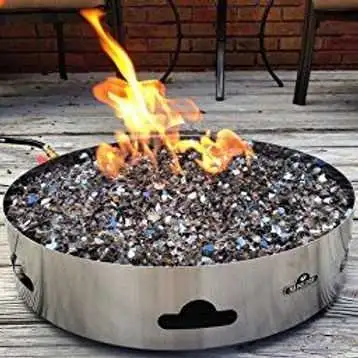 Upgrade your outdoor space with this Napoleon fire pit! It's a great way to add warmth and ambiance...
