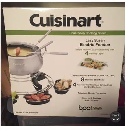 Cuisinart lazy Susan Electric Fondue, View more