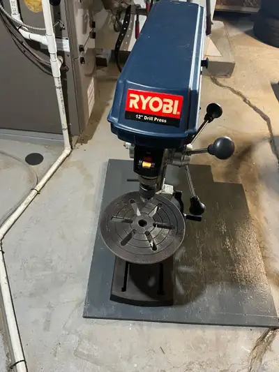 12” RYOBI DRILL PRESS LIKE NEW!!, View more
