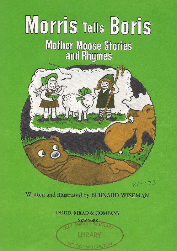 Morris Tells Borris Mother Moose Stories and Rhymes 1979 Book in Children & Young Adult in Belleville - Image 2
