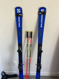 Salomon S/Race 8 skis