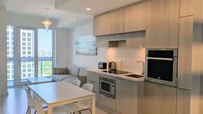 Furnished 2 Bedroom 2 Washroom Condo by Subway