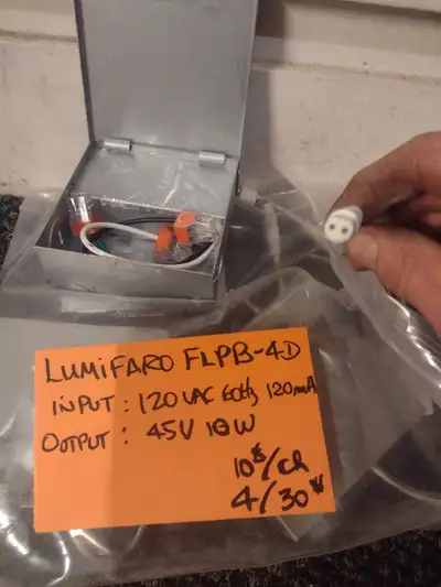 LUMIFARO FLPB-4D LED Driver 120V à 45V 10W for SUPER SLIM 2-Pin, View more