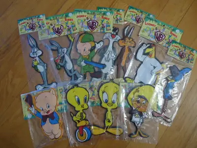 1977 Bugs Bunny Aimants 10 Large Magnets Coyotte Looney Tunes, View more