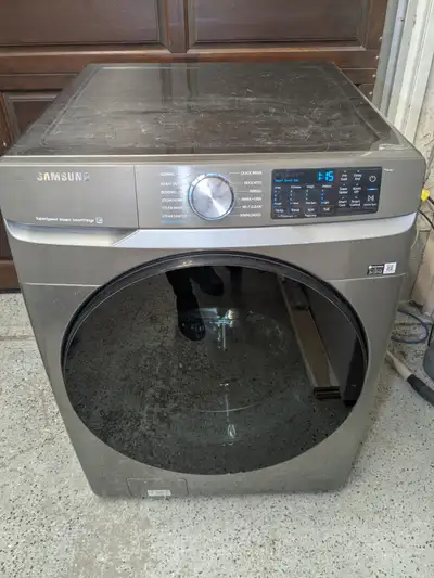 Washer Front Load Samsung Stackable - 2023, Works Great, View more