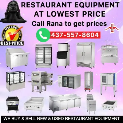 Commercial Restaurant Equipment available at lowest price Are you opening Restaurant or updating equ...