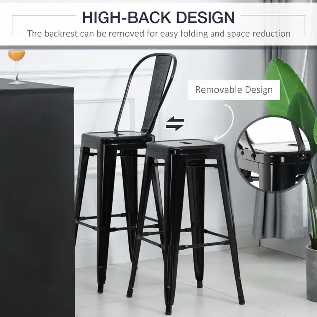 Metal bar Stool bar chair Kitchen Industrial  in Chairs & Recliners in Markham / York Region - Image 8