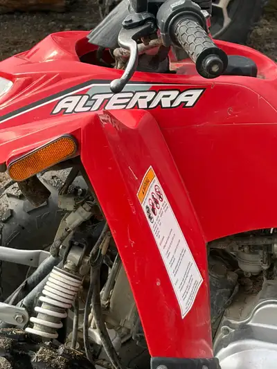 2020 Arctic cat Alterra 90 DVX Kick start, electric start works needs battery, maintained every year...
