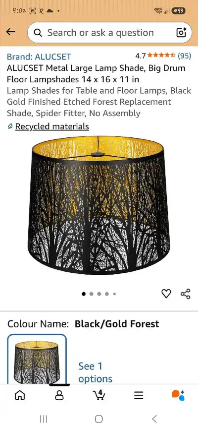  Metal Drum Lamp Shade, View more