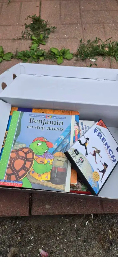 Box of French books for kids, View more