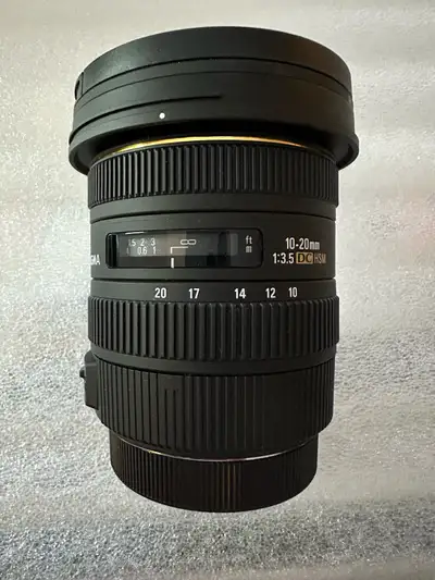 Sigma 10-20mm F3.5 EX DC HSM Canon EF Mount Lens DSLR, View more