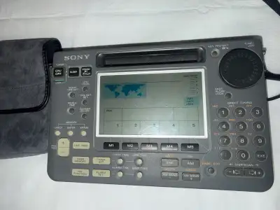 Sony ICF-SW55 World Band and Short Wave Receiver Radio, View more