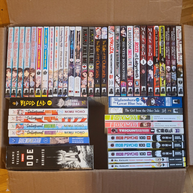 Massive Manga Clearout! (See all photos) in Comics & Graphic Novels in Mississauga / Peel Region