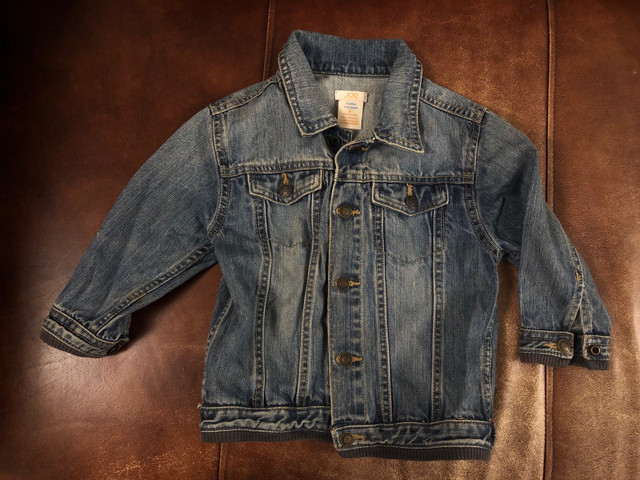 Jeans jacket and shirt for boys - 3/4 yrs old in Clothing - 4T in Calgary