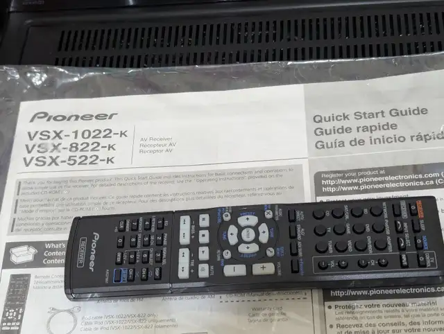 Stereo Receiver Pioneer VSX-822-K 5.1 Channel HDMI With Remote in Stereo Systems & Home Theatre in Red Deer - Image 7