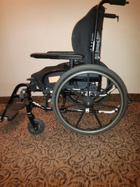 Invacare MyOn Wheelchair, with molded back support, foldable