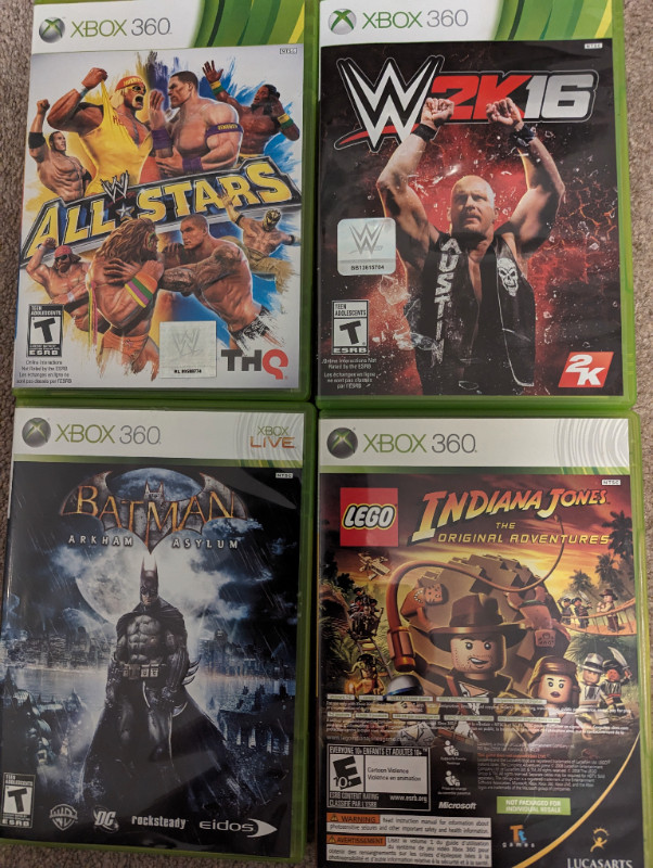 VARIOUS XBOX 360 GAMES in XBOX 360 in City of Toronto