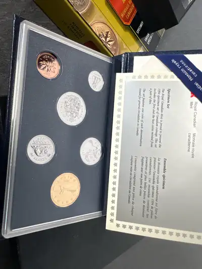 CANADA COLLECTION SPECIMEN SET 1994  WITH CASE AND COA , View more