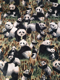 Panda Quilting Fabric 
